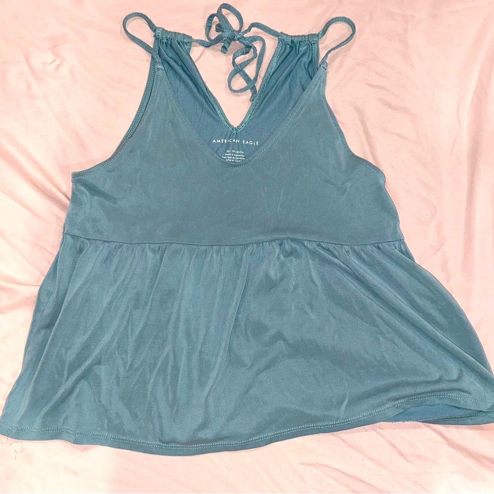 American Eagle Outfitters Top Cami Blue Size XS